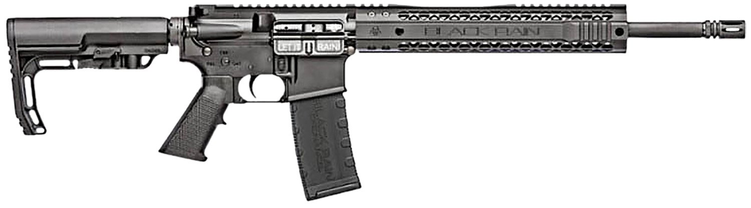 Black Rain Ordnance BROSPEC15 Spec15  5.56x45mm NATO 30+1 16" Chrome Moly Barrel, A2 Flash Hider,  Black Hard Coat Anodized 7075-T6 Receiver, Adjustable B5 Sopmod Stock, Polymer Grip, GI Trigger