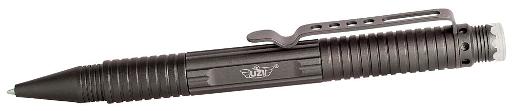 Uzi Accessories UZITACPEN1GM Defender Tactical Pen Gun Metal Aluminum 6.10"