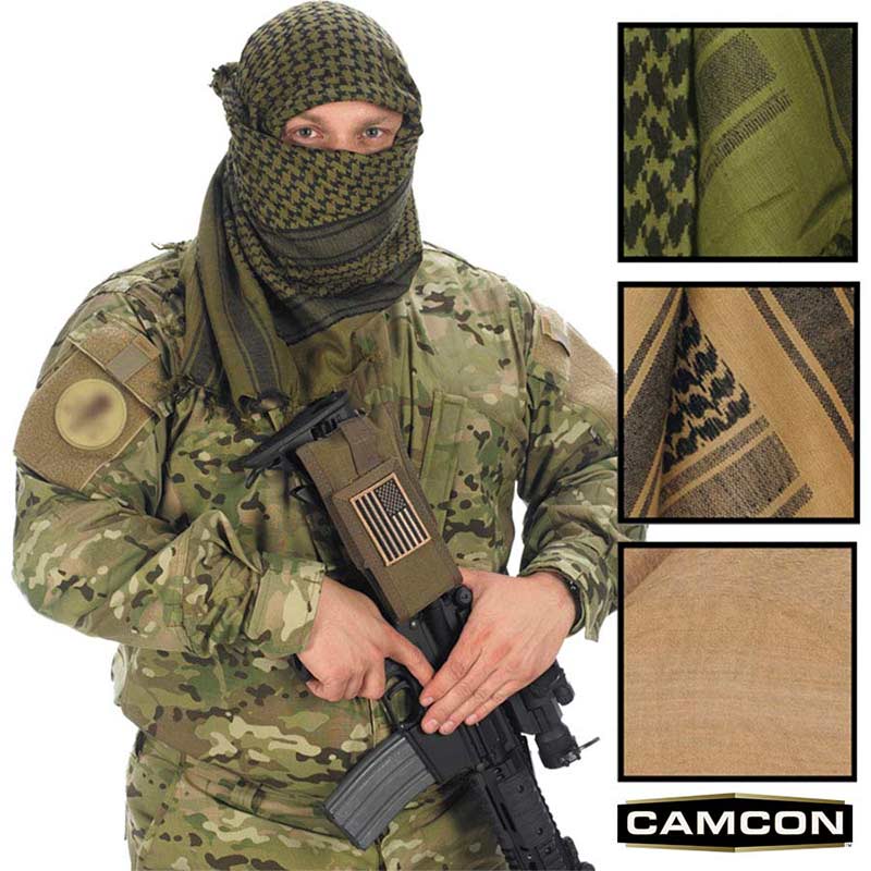 Shemagh Olive Drab and Black