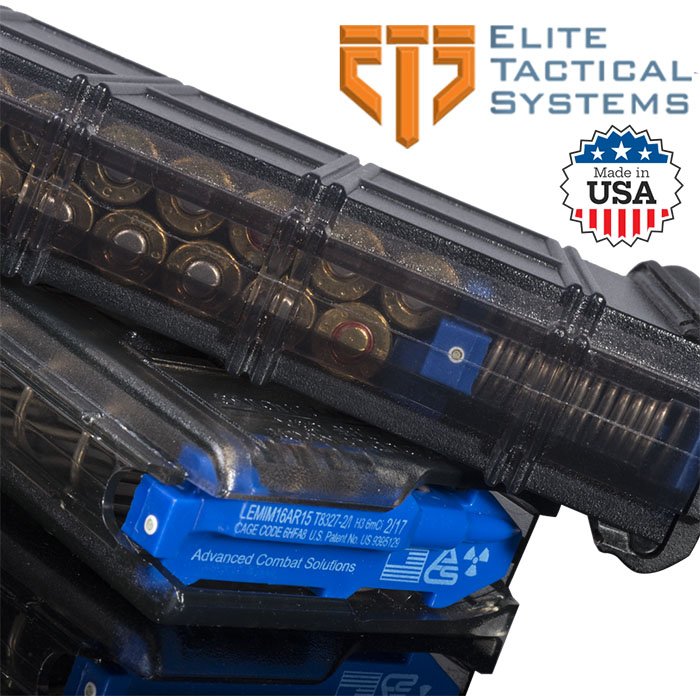 AR15 Mag, 30RD,Smoke, with Coupler and Tritium Follower