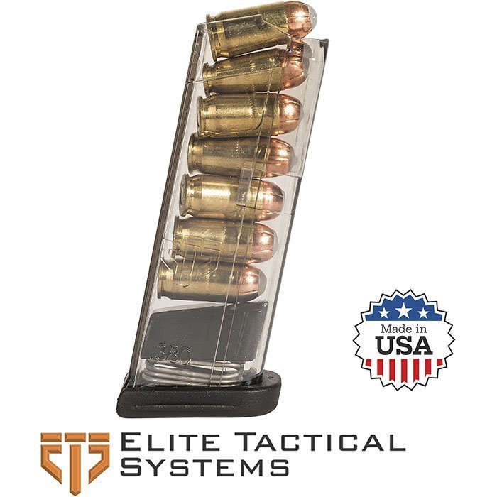 Fits Glock 42 - 7RD .380 Mag - Sits Flush