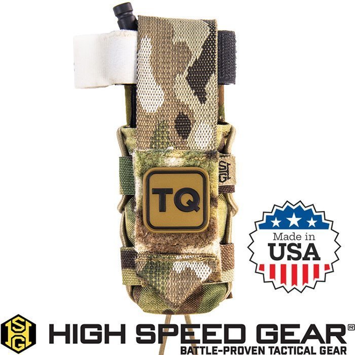 Tourniquet Taco Pouch with Molle Multicam