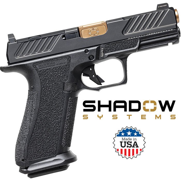 XR920 Combat Slide 9MM 4 inch barrel 17 Round Black Night Sights with Bronze Bar