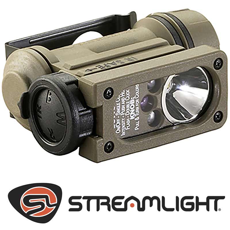Sidewinder Compact II Military Hands Free Light 55 Lumens Coyote includes Helmet