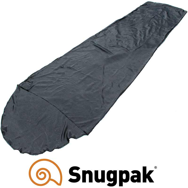 Silk Liner Black with Outer Dimensions 80x30 inches