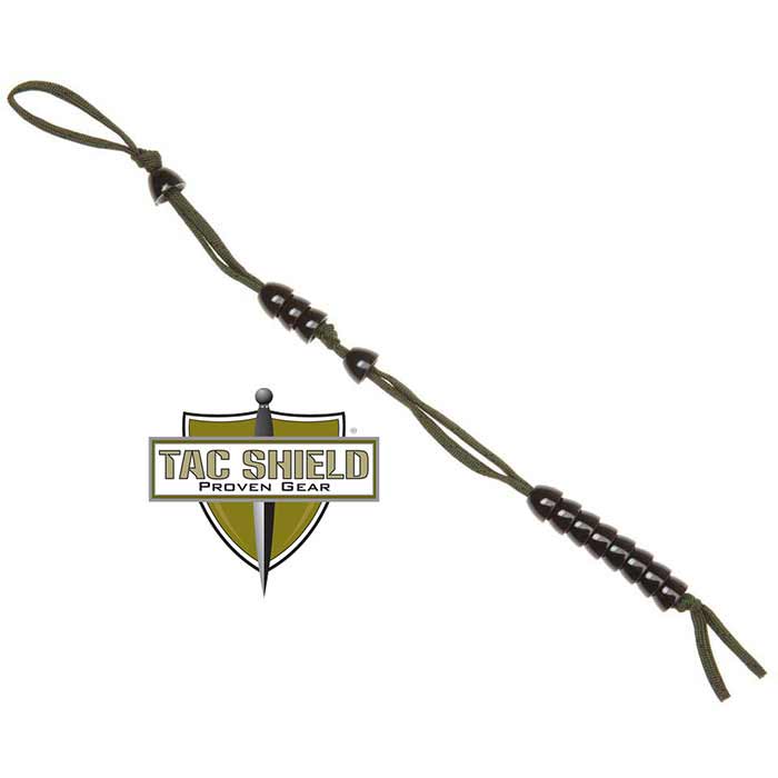 Ranger Beads Green Cord Black Beads