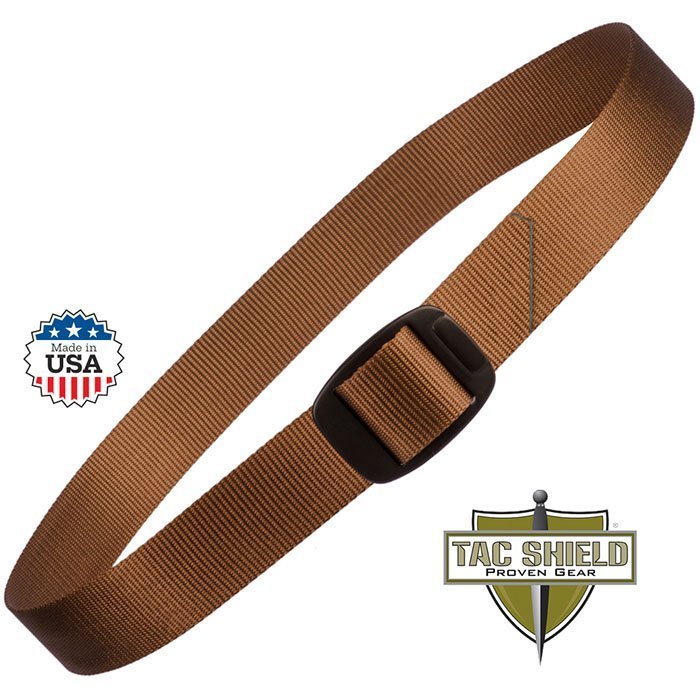 BDU Belt 1.75 inch Single Wall Brown One Size