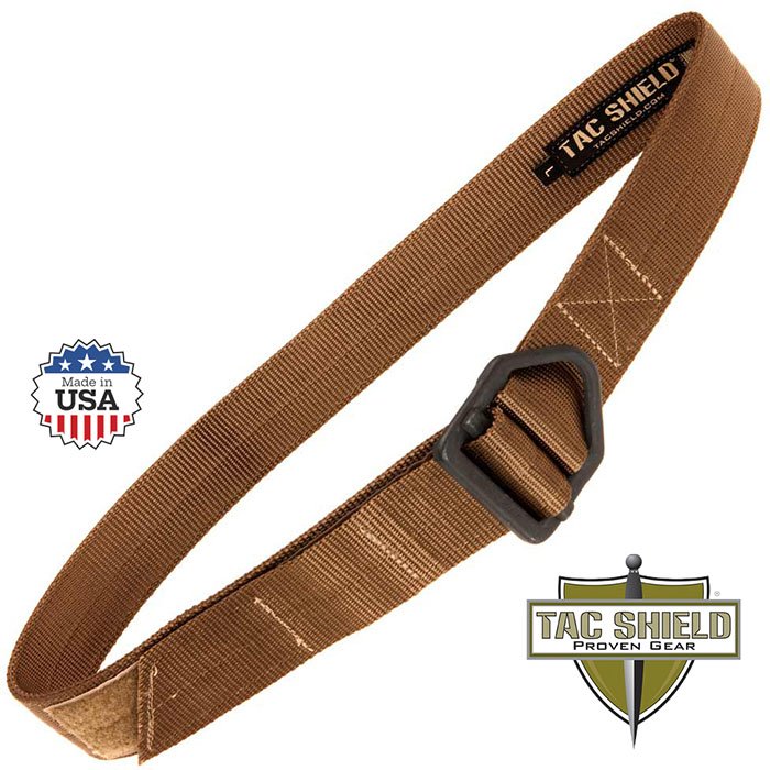 Tactical Riggers Belt 1.75 inch Double Wall Coyote Large fits waist 38 to 42 inc