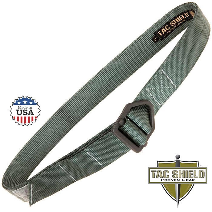 Tactical Riggers Belt 1.75 inch Double Wall Gray Large fits waist 38 to 42 inche