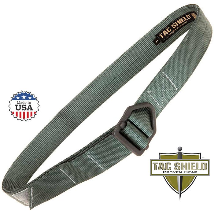Tactical Riggers Belt 1.75 inch Double Wall Gray Small fits waist 30 to 34 inche