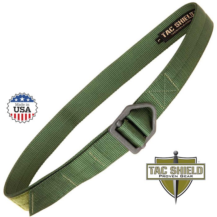 Tactical Riggers Belt 1.75 inch Double Wall Olive Drab Green Small fits waist 30