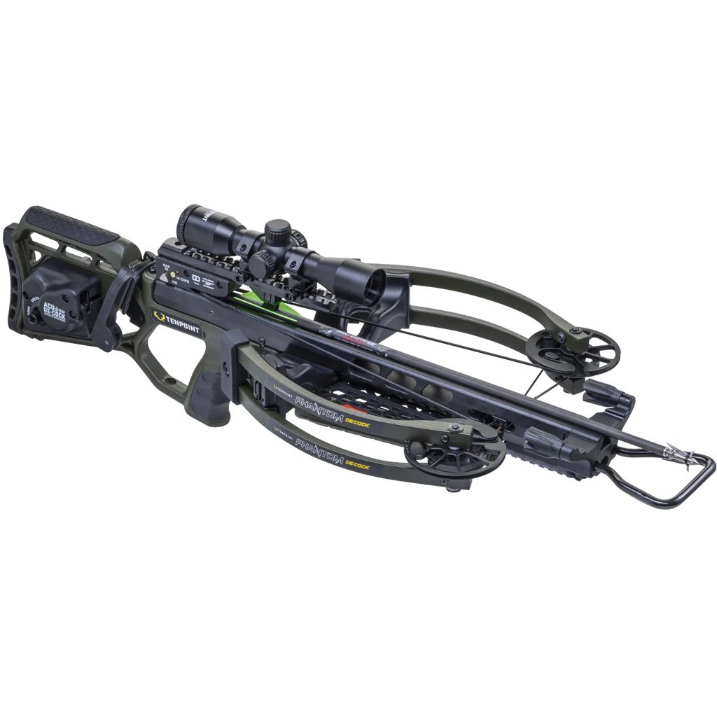 TenPoint Phantom Decock Crossbow Package ACUdraw De-Cock ProView 400 Scope Moss Green - Image 2