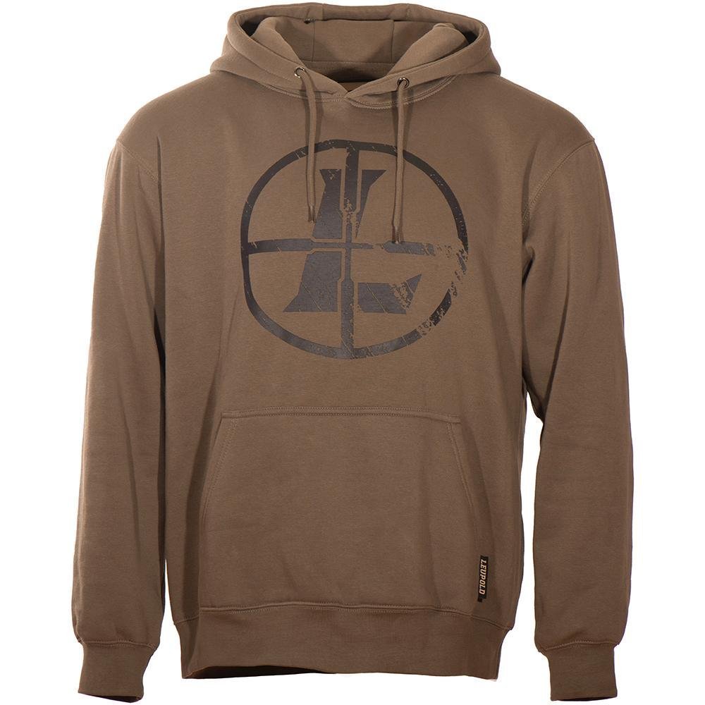 Leupold Distressed Reticle Hoodie Otter 3XL
