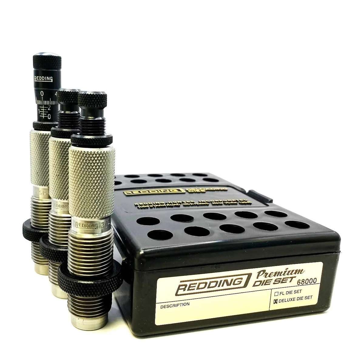 Redding 6mm P.P.C. USA Premium Series Deluxe 3-Die Set w Standard Micrometer