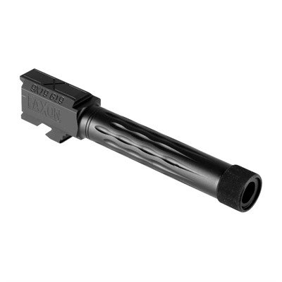 MATCH 9MM THREADED FLAME BBL FOR GLOCK-19 GEN 1-4 BLACK