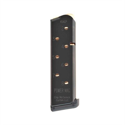 POWER MAGAZINE, 8-ROUND, BLACK