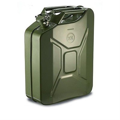 MILITARY STYLE 20L JERRY FUEL CAN O.D. GREEN