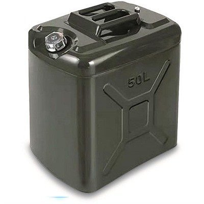 MILITARY STYLE 50L JERRY FUEL CAN O.D. GREEN