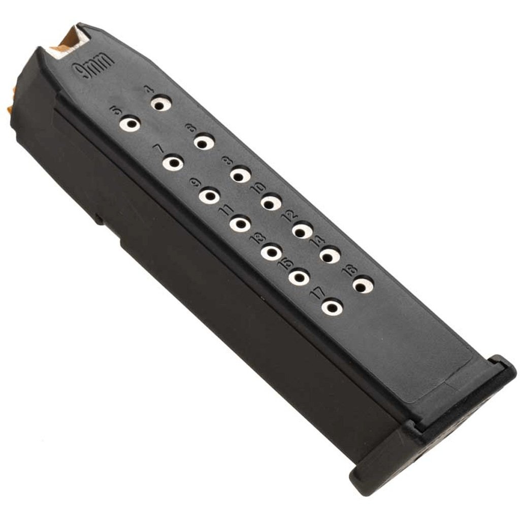 XTech Steel Reinforced Magazine 2 pk.17 rd. 9mm Glock 17 Black - Image 3