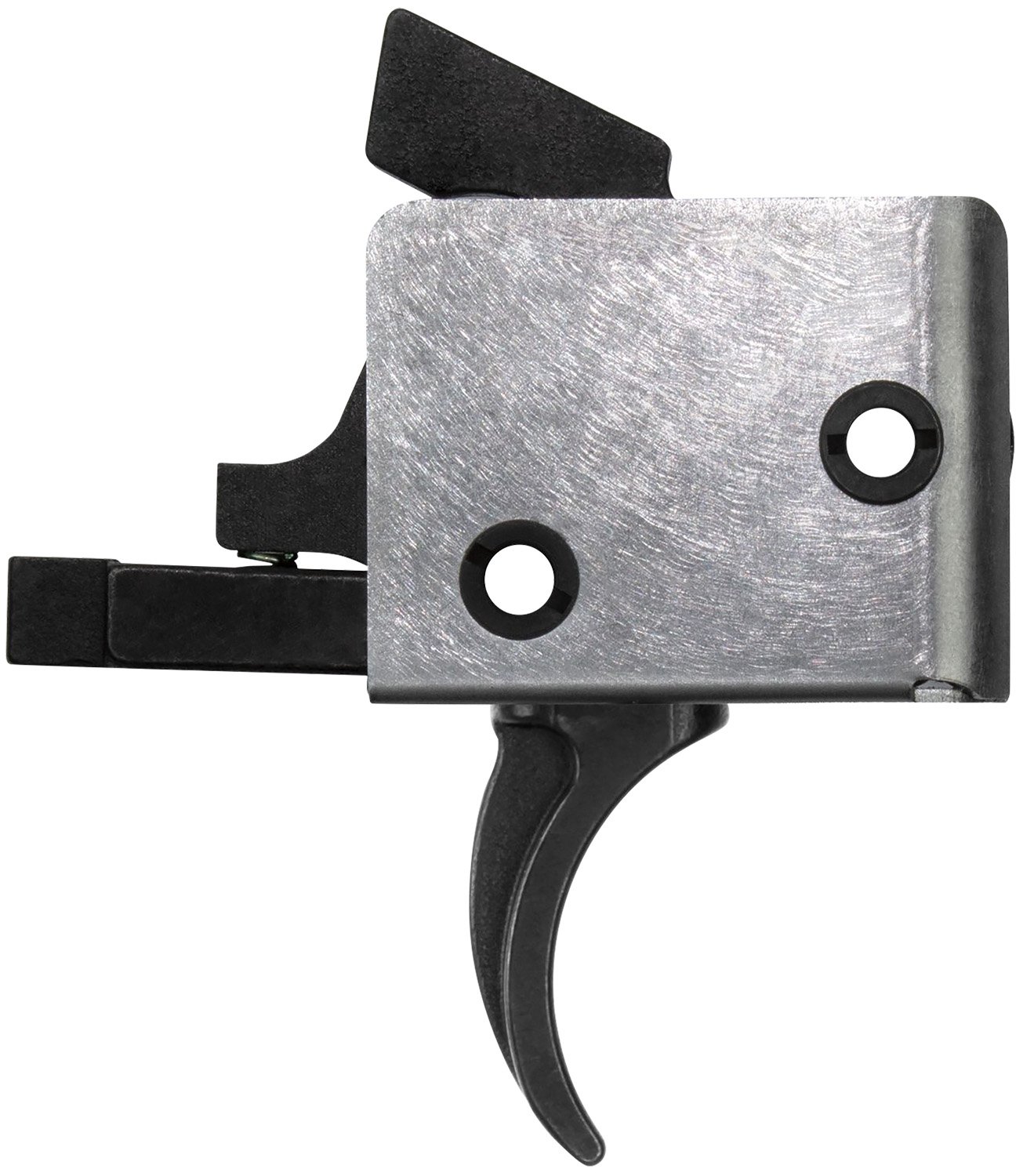 CMC Triggers 91505 Drop-In  Single-Stage Curved Trigger w/ 3-3.50 lbs Draw Weight, Large Pin model with Black Finish