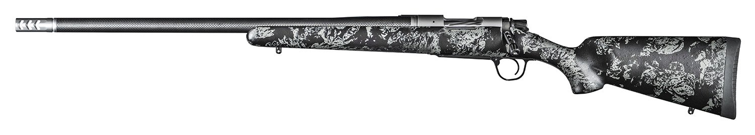 Christensen Arms 8010618000 Ridgeline FFT 308 Win 4+1 20" Carbon Fiber/Threaded Barrel, Stainless Steel, Black with Gray Accents Stock, Left Hand