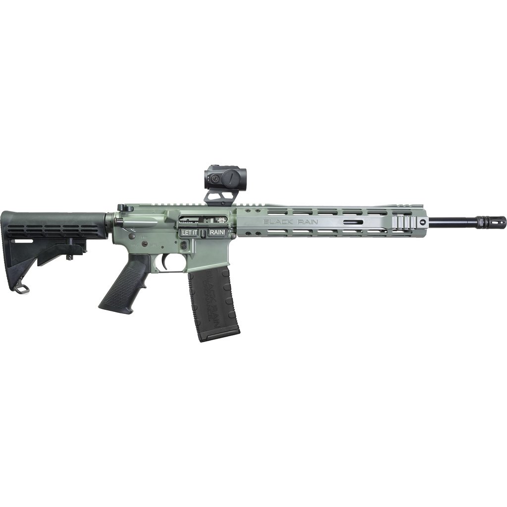 Black Rain Ordnance Spec-15 Sport Rifle 5.56 16 in. Jungle Green w/ ZeroTech Optic