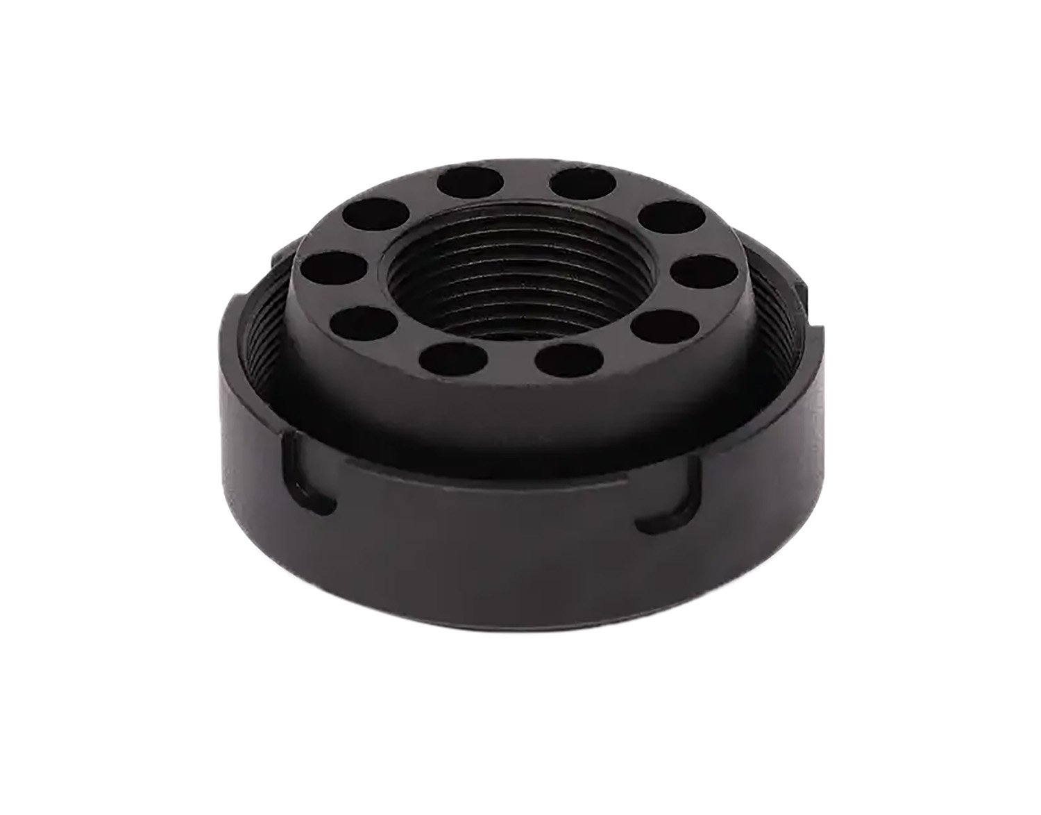 SilencerCo AC4745 Charlie Direct Thread Mount Fits M13x0.75 Stainless Steel Oxide Black
