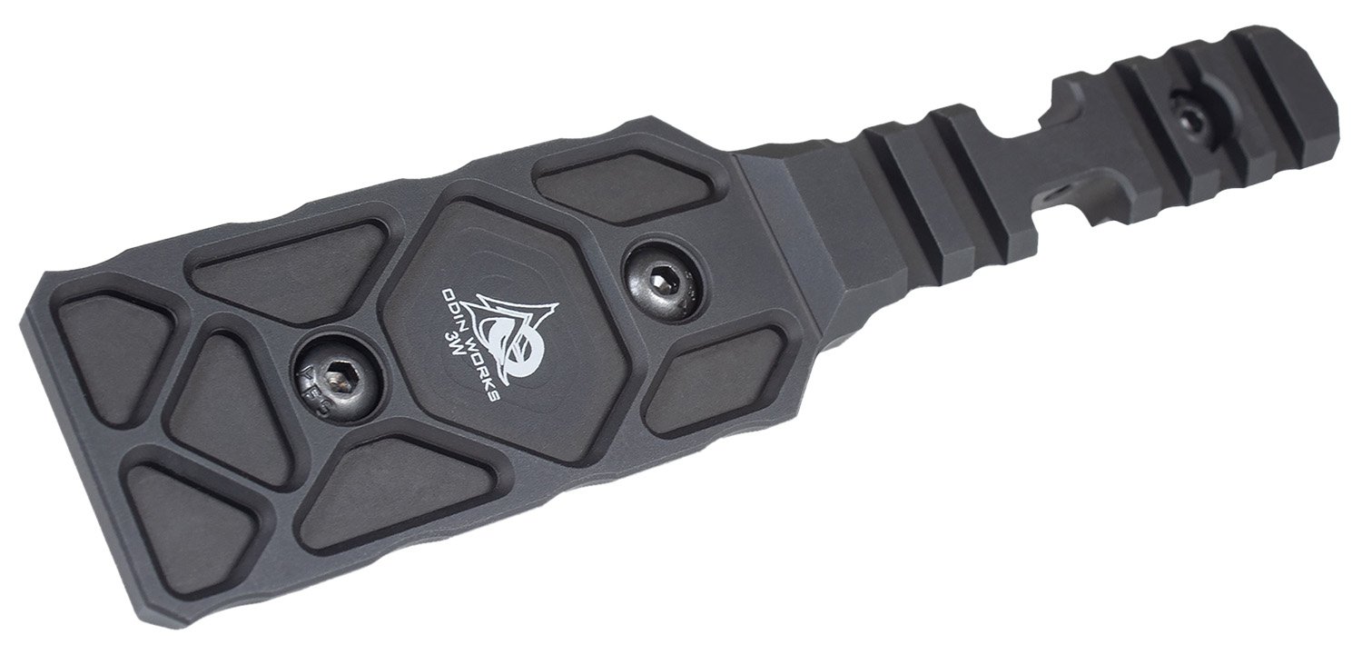 Odin Works ACCMLARCAMULTIRAIL M-LOK to Arca 3 Way Rail Black Aluminum