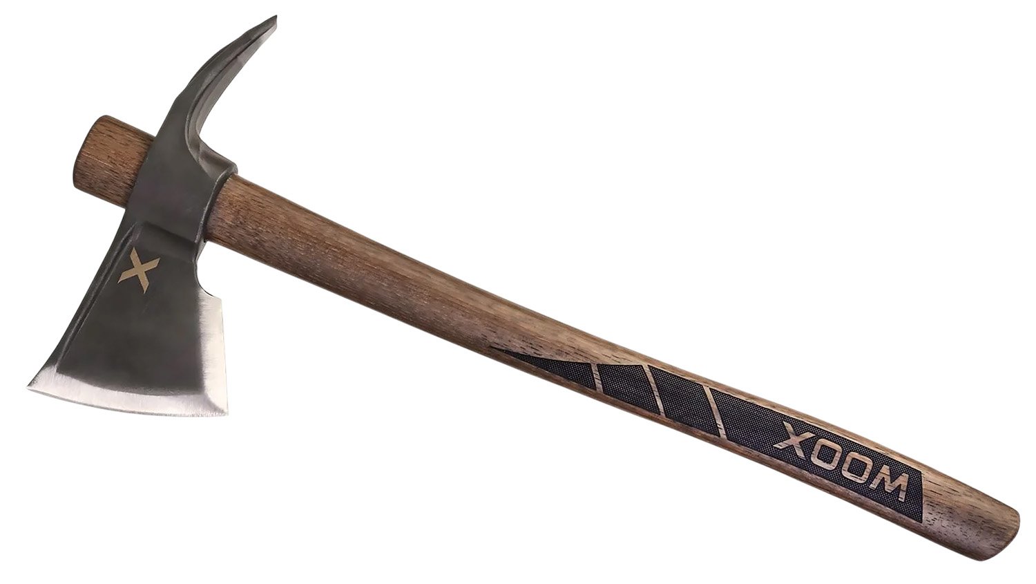 Woox BU.AXE050.01 Solo  8.50" Convex Carbon Steel Blade Brown/Black Appalachian Hickory Handle 19" OAL