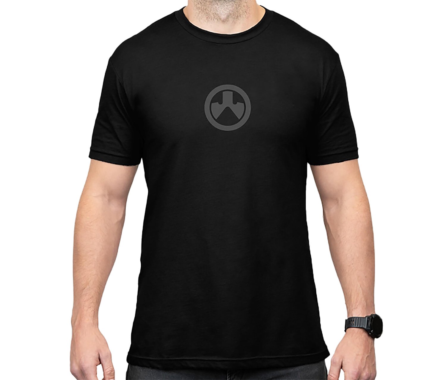 Magpul MAG1115-001-S Icon Logo  Black Cotton/Polyester Short Sleeve Small