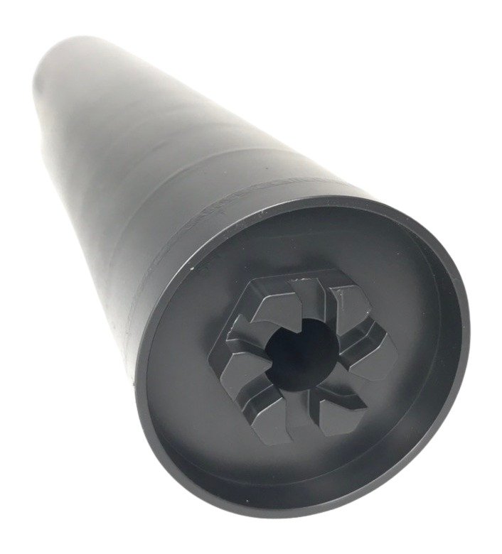 Fuqua Precision Machining DACH30SSBLK Dirty Dachshund 30Cal 1.60" Black 17-4 Stainless Steel 1.375"x24