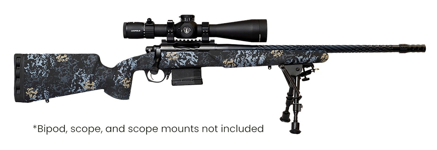 Horizon Firearms HRF-VNP-300W-22R-P Vandal Prime 300 Win 22" Black Spiral Fluted Threaded Barrel, Black Receiver w/Picatinny Rail, Textured Iota EKO Carbon Fiber Stock