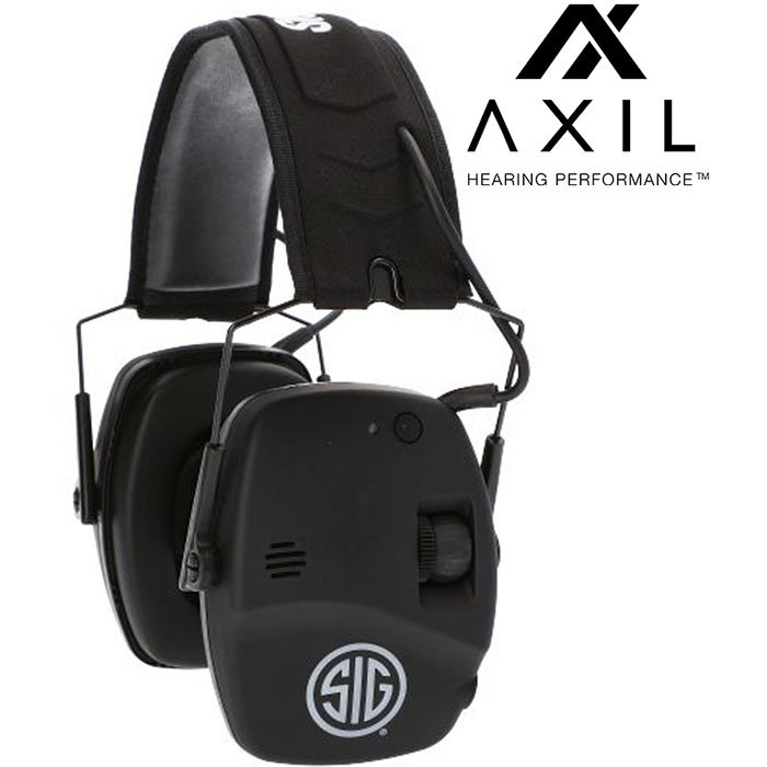 Sig Branded TRACKR BLU Headmuffs 27 dB SNR