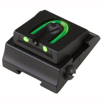 RIFLE  ADJUSTABLE FIBER OPTIC 3/16'' WGOS REAR SIGHT GREEN