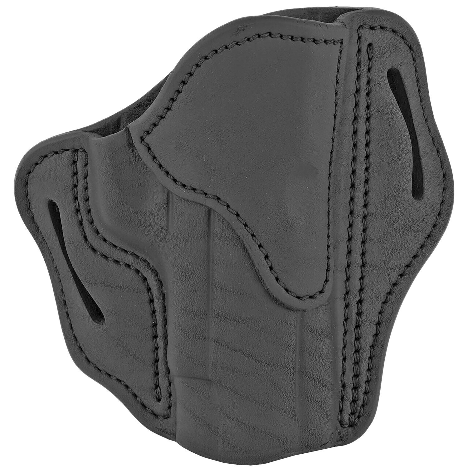 1791 Gunleather BH23SBLR BH2.3 OWB Size 2.3 Stealth Black Leather Belt Slide Compatible w/Glock 17/Sig P226/HK VP9 Right Hand