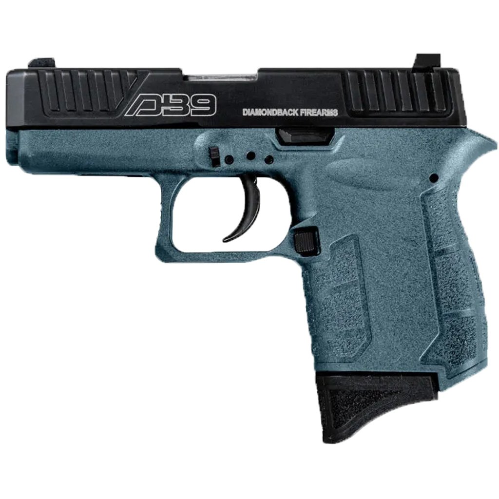 Diamondback DB9 Gen IV Pistol 9mm 3.1 in. Jesse James Blue 6 rd.