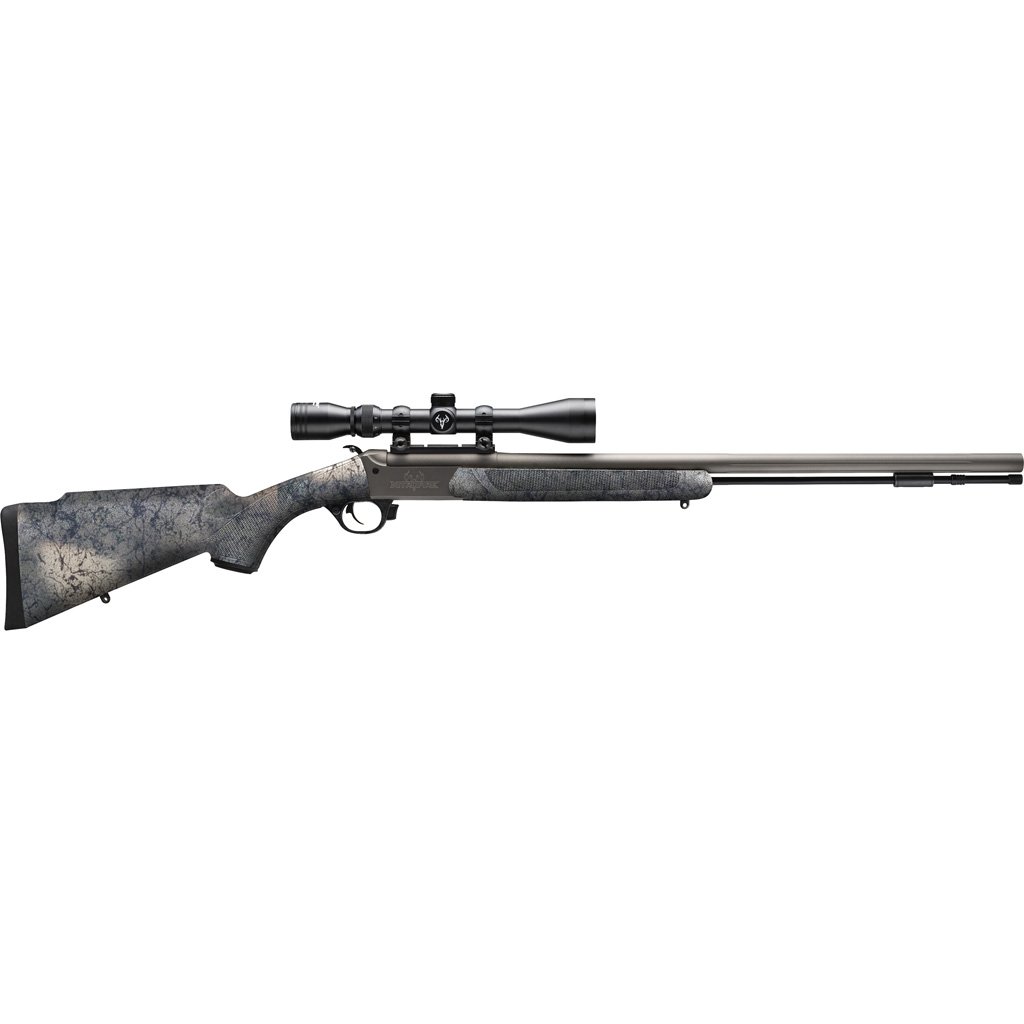 Traditions NitroFire with VAPR Twist Muzzleloader .50 Cal 26 in. Tungsten/Desert Web w/ Scope