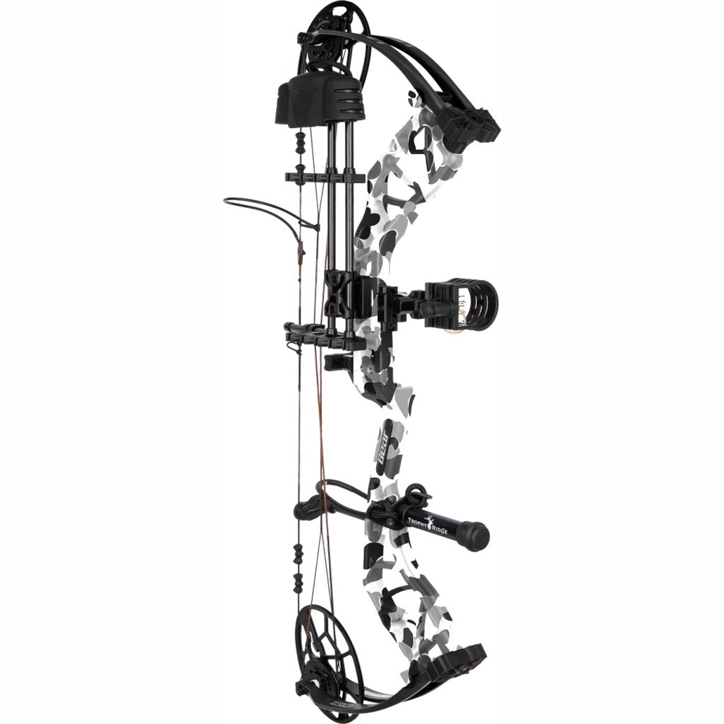 Bear Legit MAXX RTH Bow Package Fred Bear Whiteout/Black 70 lbs. LH - Image 2