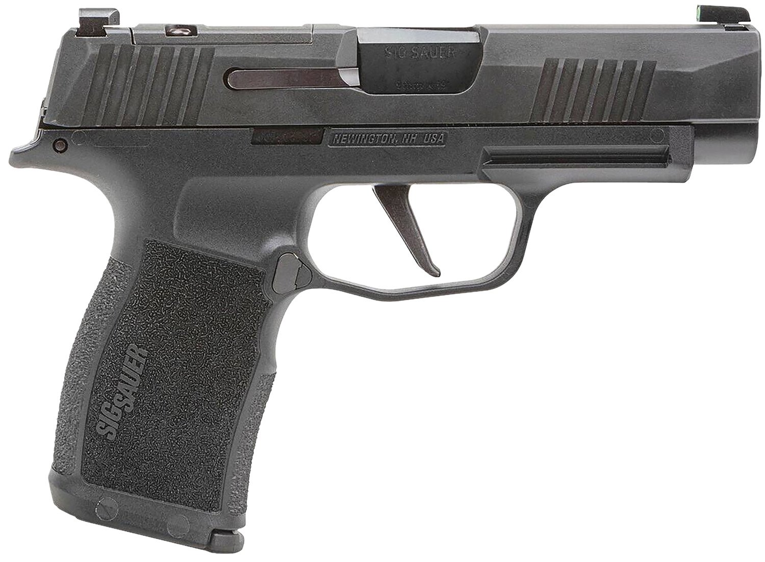 Sig Sauer 365XL9BXR3P10 P365XL  9mm Luger 10+1 3.70" Black Barrel, Black Nitron Optic Ready/Serrated SS Slide, Black SS Frame w/Beavertail &  Black Polymer Grips
