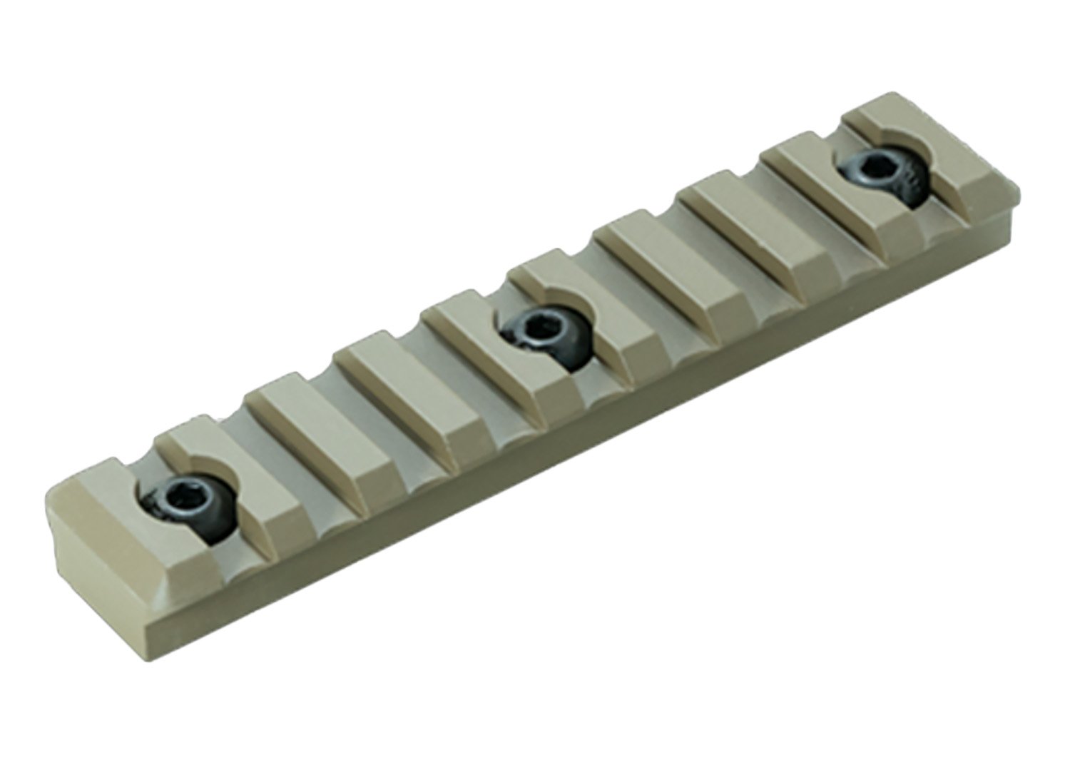 Timber Creek Outdoors M9SPRFDE M-LOK 9 Slot Picatinny Rail  FDE Aluminum Fits AR-Platform