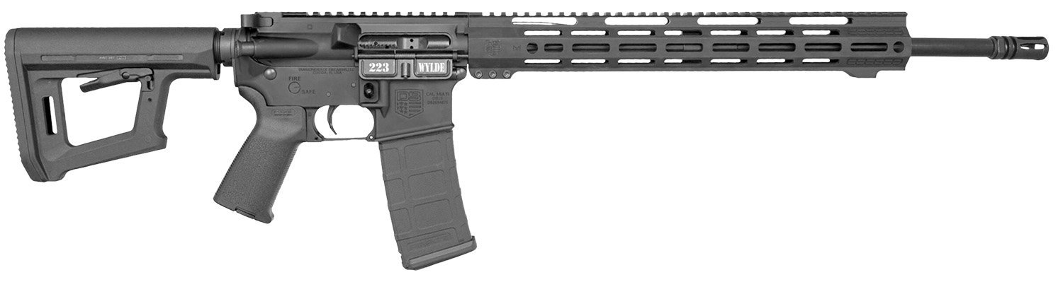 Diamondback DB1720H002 DB15  223 Wylde 30+1 18" Black Nitride Threaded Barrel, Black Cerakote Aluminum Receiver w/Picatinny Rail, M-LOK Handguard, Black Synthetic Stock, Black Magpul Grip