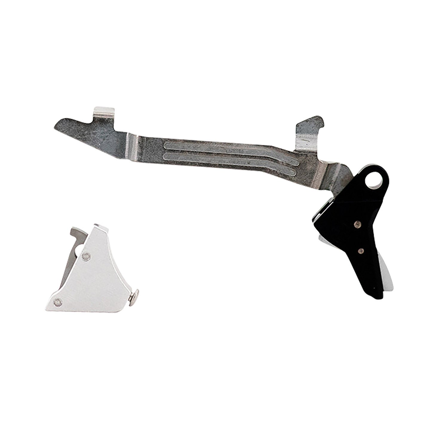 Timney Triggers ALPHAGLOCK5LARGESILVER Alpha Competition  10mm/45 ACP Silver Fits Glock 20/20MOS/21/21MOS/29/30 Gen 5 Large Frame