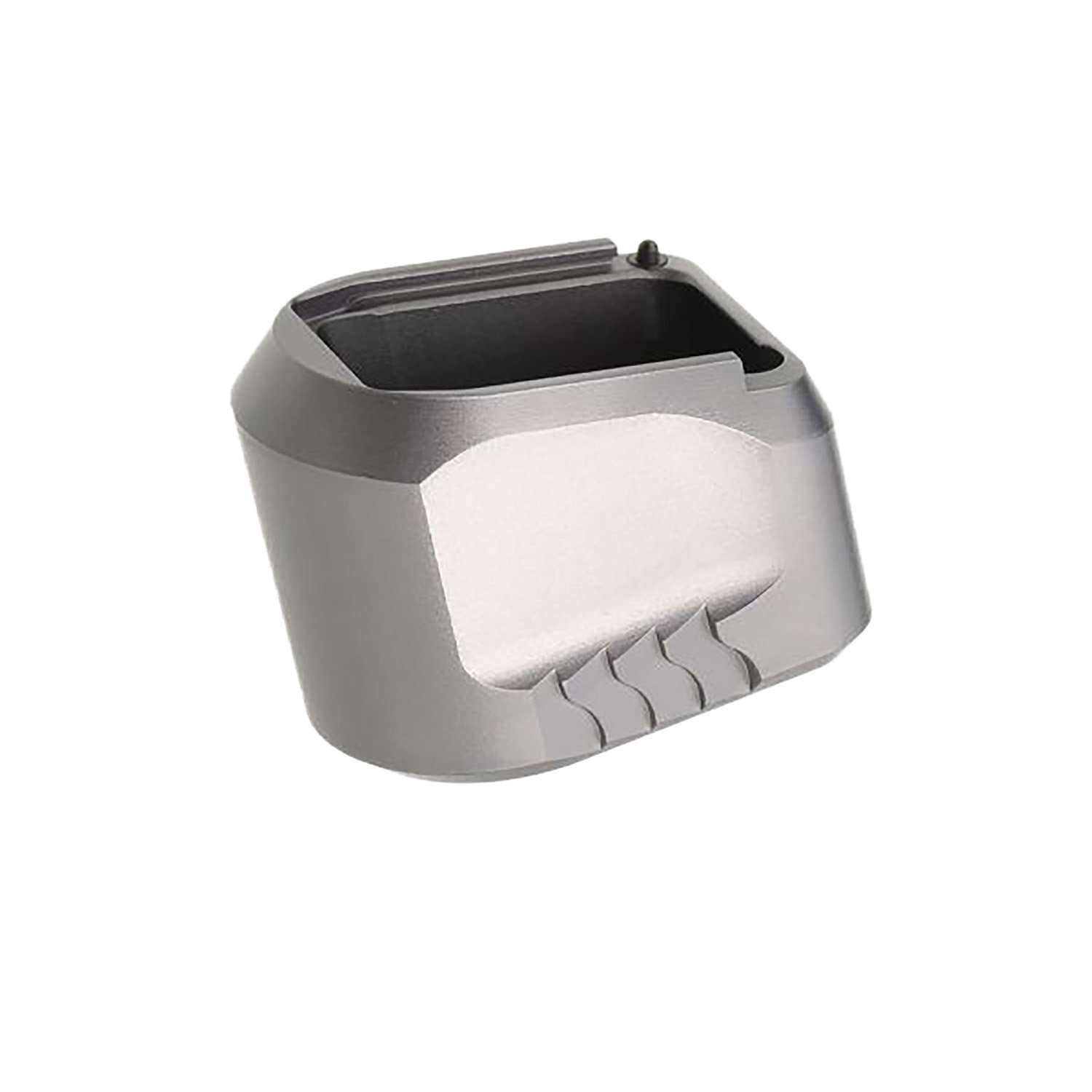 Tyrant CNC TDMPMAGEXFSGREY  Magazine Extension Fits S&W M&P 9/40 5rd Compatible w/ Full-Size M&P 1.0/2.0 frames Grey Aluminum