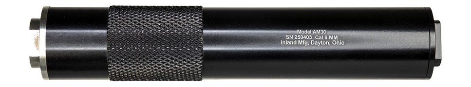 Inland MFG IM9MM   9mmLuger Black Aluminum 1/2"x28