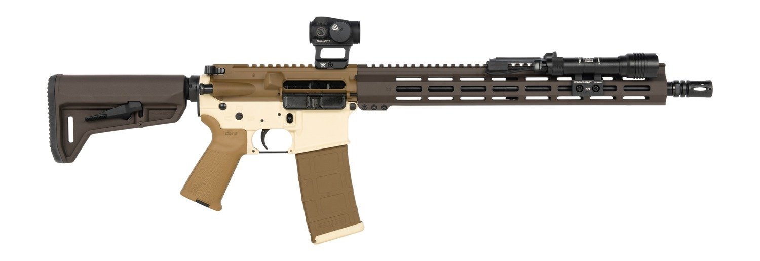 Shark Coast Tactical SCC06582DRAKE Drake Bundle 5.56 NATO 30+1 16" Black Melonite Threaded Barrel, Aluminum Receiver w/Picatinny Rail, M-LOK Handguard, Magpul MOE SL Black Polymer Stock, Magpul MOE Gr