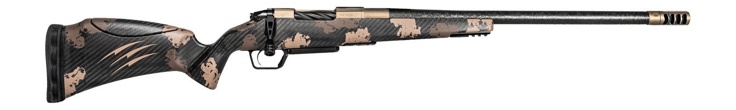 Fierce Firearms ROGSCMX65PRC20BRS Carbon Mini Rogue XP 6.5 PRC 3+1 20" Carbon Fiber Match Grade Barrel, Smoked Bronze Cerakote Steel Drilled & Tapped Receiver, Sonora Ambush Camo Adj Comb & BiPod Rail