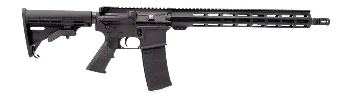 Andro Corp Industries 55616BB ACI-15 Bravo 5.56 NATO 30+1 16" Black Nitride Threaded Barrel, Black Anodized Aluminum Receiver w/Picatinny Rail, M-LOK Handguard, M4 Black Polymer Stock, A2 Grip, Ambide