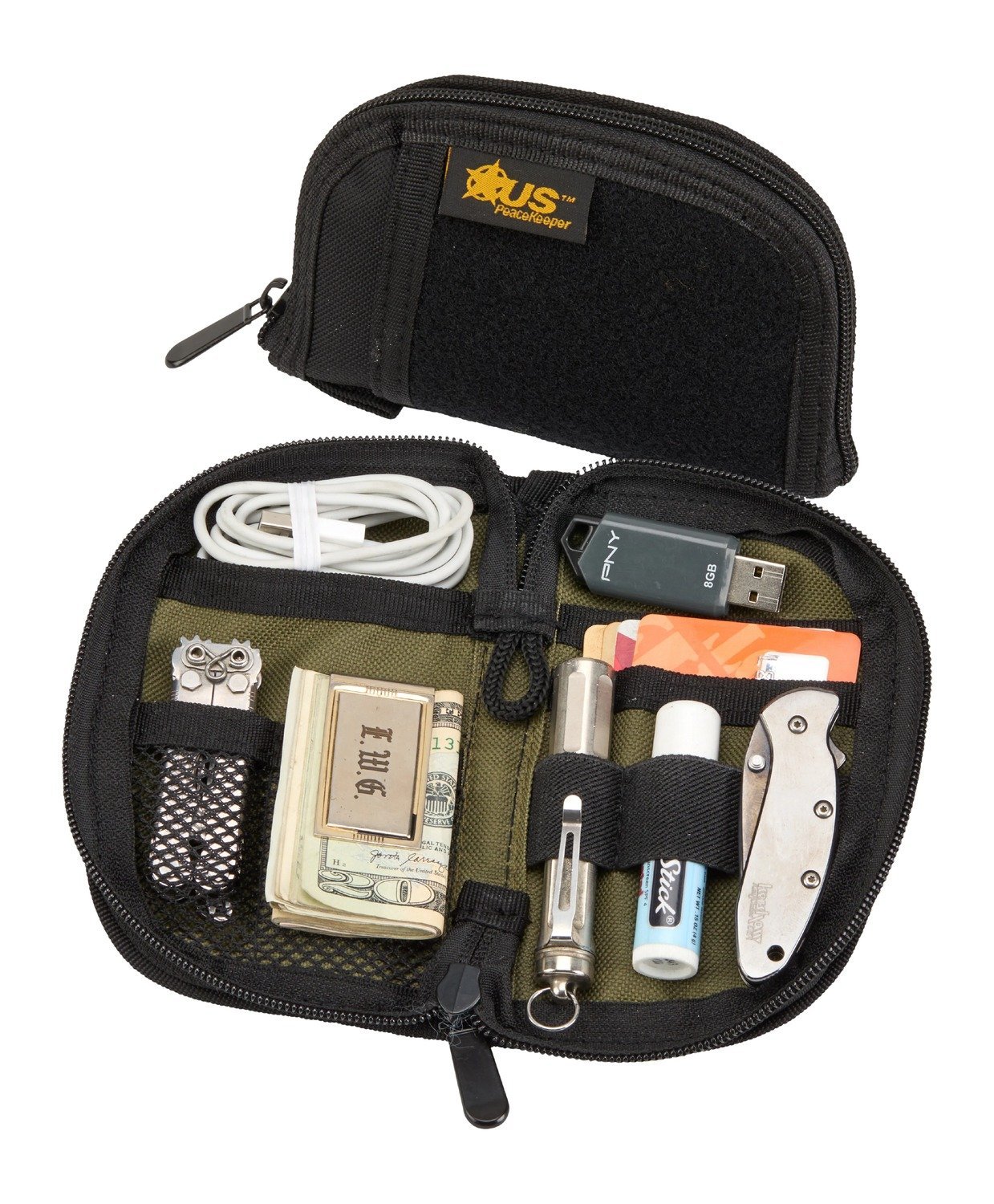 USP P22036  EDC POCKET ORGANIZER BLK/ODG