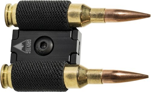 GROVTEC R2S2 M-LOK AMMO HOLDER - 2 ROUND BLACK