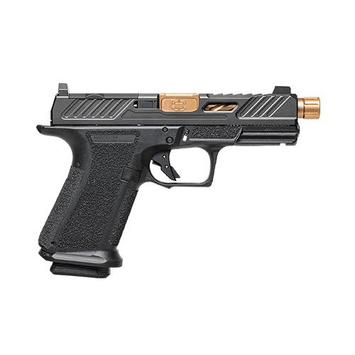 Shadow Systems MR920 Elite Optic Ready Handgun 9mm Luger 10rd Magazines(2) 4.5" Threaded Bronze Barrel Night Sights MA Compliant